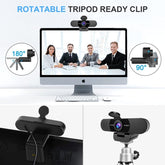 EMEET 1080P Webcam with Microphone, C960 Web Camera, 2 Mics Streaming Webcam, 90°FOV Computer Camera, Plug and Play USB Webcam for Online Calling/Conferencing, Zoom/Teams/Facetime/YouTube, Laptop/PCVisit the EMEET Store